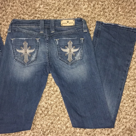 Miss Me Denim - Sang Real - Miss Me embellished Bling Jeans Sz 26